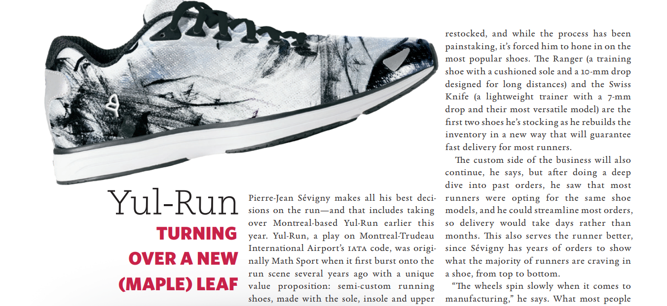 Discover Our Feature in the September-October 2024 Issue of Canadian Running Magazine!